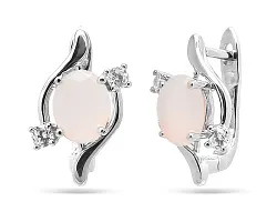 Серьги, Серебро 925, Кварц 638814