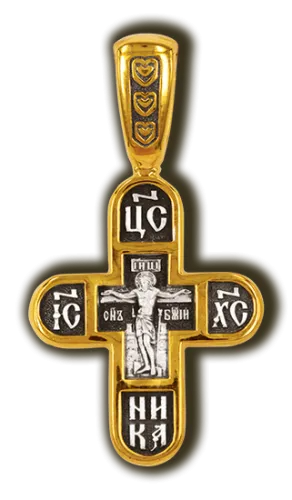 Подвеска крест, Серебро 925, 08242