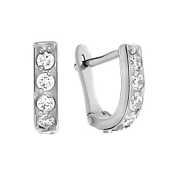 Детские серьги,  Серебро 925, Фианит с105039р