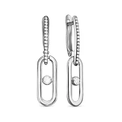 Серьги, Серебро 925, Фианит Z2-11338