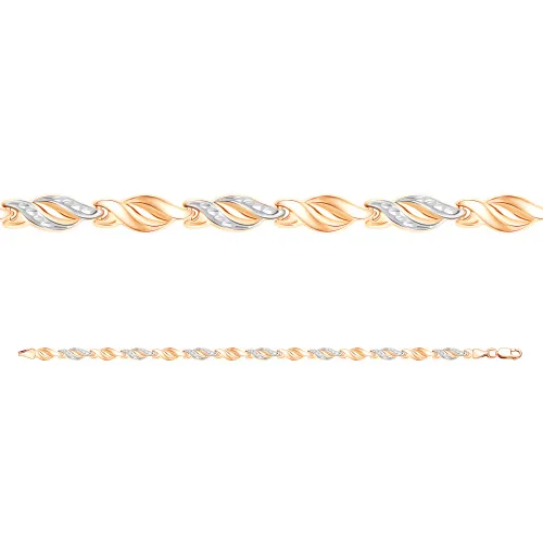 Браслет фантазийный Золото 585 
 08-68-0014-00