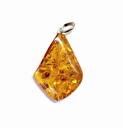 Подвеска фантазийная,  Серебро 925, Янтарь 3320р-п