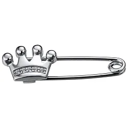 Брошь Серебро 925, Фианит LLHP 29  Брошь Серебро 925, Фианит LLHP 29