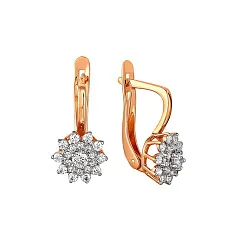 Серьги, Золото 585, Фианит 2291107 1 1 1 Серьги, Золото 585, Фианит 2291107 1 1 1