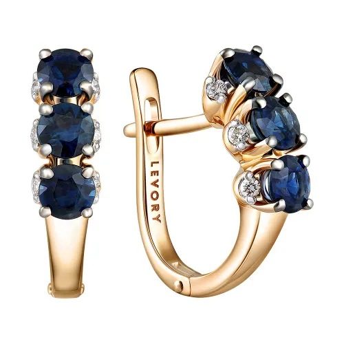 Серьги, Золото 585, 65-41E01058-F0DDSA