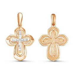 Подвеска крест, Золото 585 080462