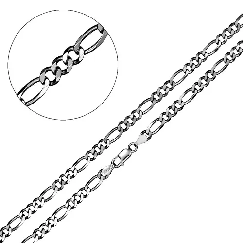 Цепочка Серебро 925, плетение Фигаро, ФИ 1,0
