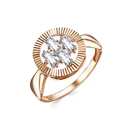 Кольцо Золото 585, Фианит 1603910 1 1 1