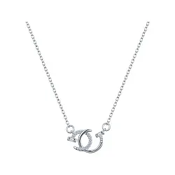 Колье,  Серебро 925, Фианит JXN 6 Колье,  Серебро 925, Фианит JXN 6