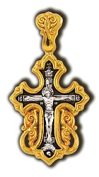 Подвеска крест, Серебро 925 08501