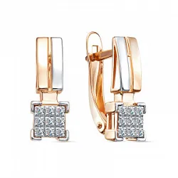 Серьги, Золото 585, Фианит 2629407 1 1 1