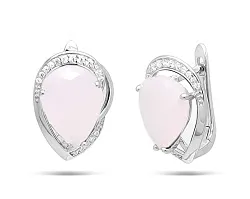 Серьги, Серебро 925, Кварц 626412