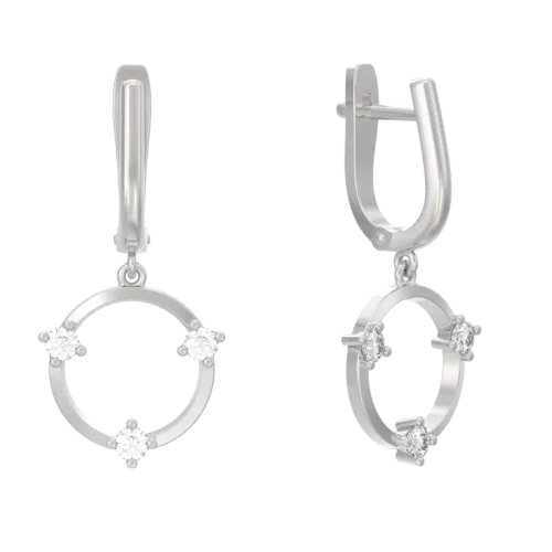 Серьги, Серебро 925, 1045302-01110