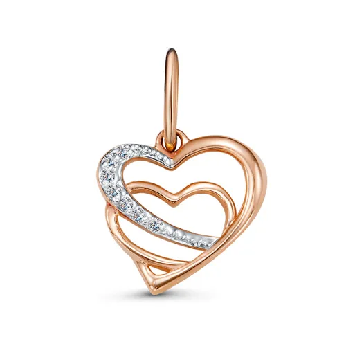 Подвеска фантазийная,  Золото 585, 3204307 1 1 1