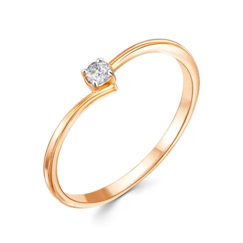 Помолвочное кольцо,  Золото 585, 01-01-0121-00