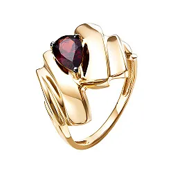 Кольцо Золото 585, Гранат К124-6398Гр Кольцо Золото 585, Гранат К124-6398Гр