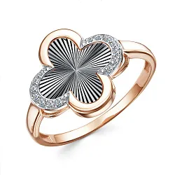 Кольцо Золото 585, Фианит 1691610 1 1 11