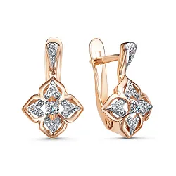 Серьги, Золото 585, Фианит 2555907 1 1 1 Серьги, Золото 585, Фианит 2555907 1 1 1