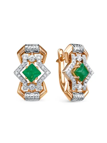 Серьги, Золото 585, 64010184 Серьги, Золото 585, 64010184