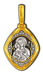 Иконка нательная,  Серебро 925 08264 Иконка нательная,  Серебро 925 08264