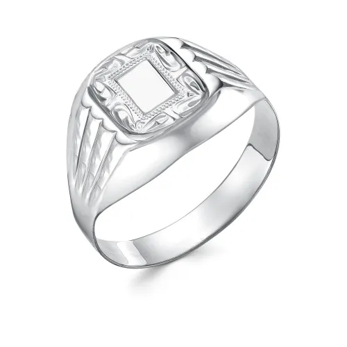 Кольцо мужское (печатка). Серебро 925, 92-01-0012-00