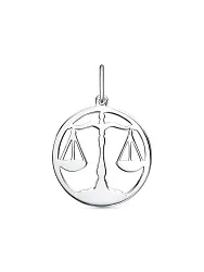 Подвеска знак зодиака Весы 23.09-23.10, Серебро 925 1-00073 Подвеска знак зодиака Весы 23.09-23.10, Серебро 925 1-00073