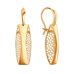 Серьги, Золото 585 Т10002Г351