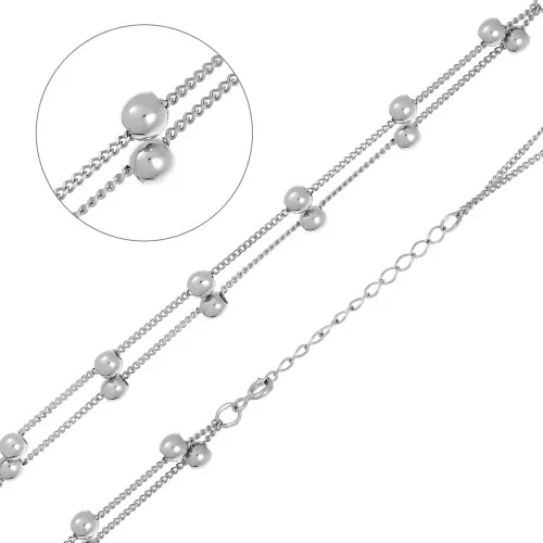 Браслет фантазийный Серебро 925 
 БП1126р/