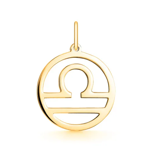 Подвеска знак зодиака Весы 23.09-23.10, Серебро 925, 1-00017_2