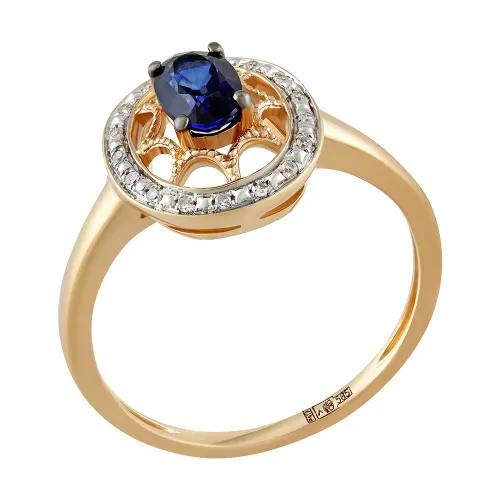 Кольцо Золото 585, 36-41R01309-S0DDSD