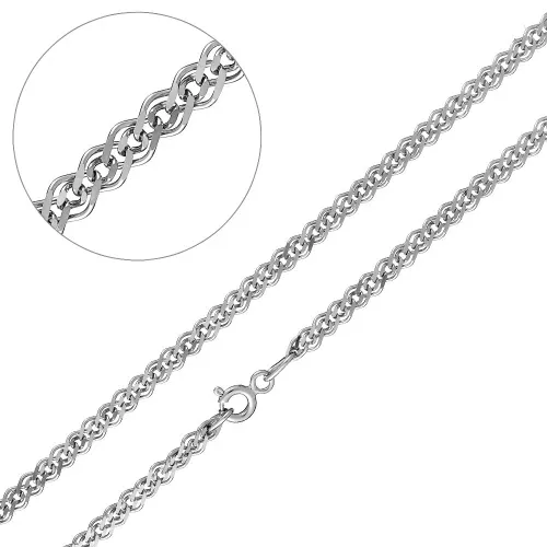 Цепочка Серебро 925, плетение Нонна, НО 03