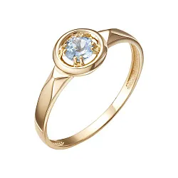 Кольцо Золото 585, Топаз К122-6077Т Кольцо Золото 585, Топаз К122-6077Т