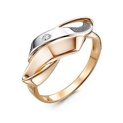 Кольцо Золото 585, Фианит 1101239 Кольцо Золото 585, Фианит 1101239