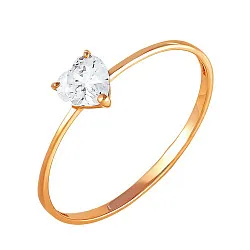 Кольцо Золото 585, Фианит 1251207 1 1 10 Кольцо Золото 585, Фианит 1251207 1 1 10