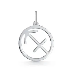 Подвеска знак зодиака Стрелец 23.11-21.12, Серебро 925 1-00019 Подвеска знак зодиака Стрелец 23.11-21.12, Серебро 925 1-00019