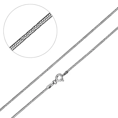 Цепочка Серебро 925, плетение Снейк, ТОДр 32