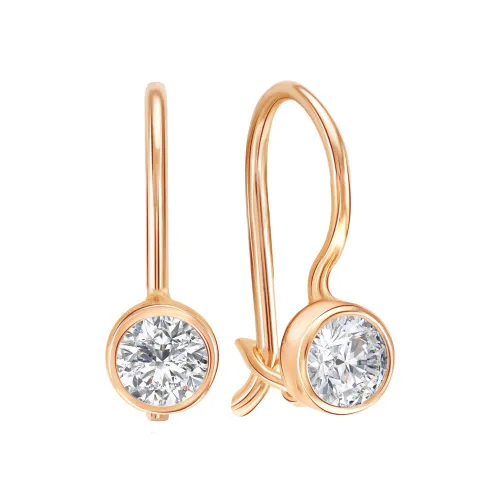 Детские серьги,  Золото 585, 02-6040