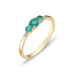 Кольцо Золото 585, Изумруд К112-537ГТИ Кольцо Золото 585, Изумруд К112-537ГТИ