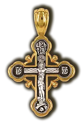 Подвеска крест, Серебро 925 08194