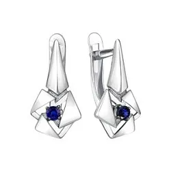 Серьги, Серебро 925, Фианит 90-02-7990-06