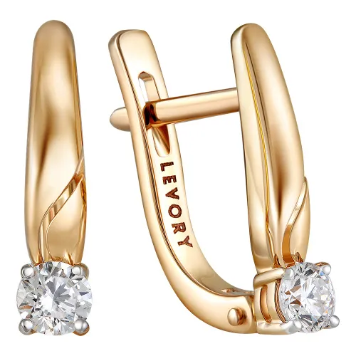 Серьги, Золото 585, 65-41E01464-F2DD