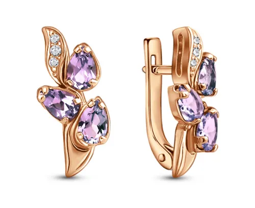 Серьги, Золото 585, С122-8835Ам