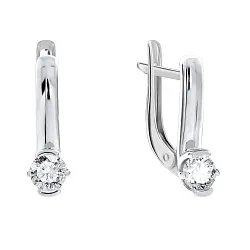 Серьги, Серебро 925, Фианит 2340200252 Серьги, Серебро 925, Фианит 2340200252