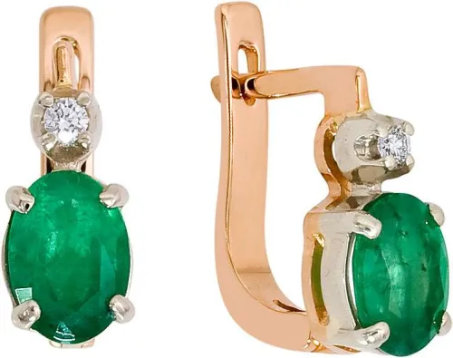 Серьги, Золото 585, 140111ю