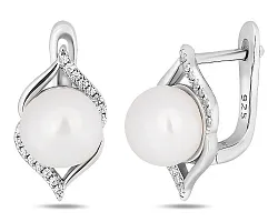 Серьги, Серебро 925, Жемчуг 657371