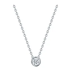 Колье,  Серебро 925, Фианит LLN 542 Колье,  Серебро 925, Фианит LLN 542