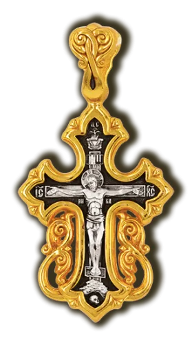 Подвеска крест, Серебро 925, 08501