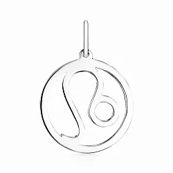 Подвеска знак зодиака Лев 23.07-22.08, Серебро 925 1-00026 Подвеска знак зодиака Лев 23.07-22.08, Серебро 925 1-00026