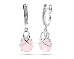 Серьги, Серебро 925, Кварц 629095