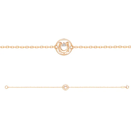 Браслет фантазийный Золото 585 
 04-58-1191-00